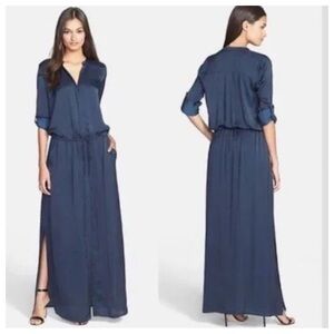 Vince Maxi Shirt Dress